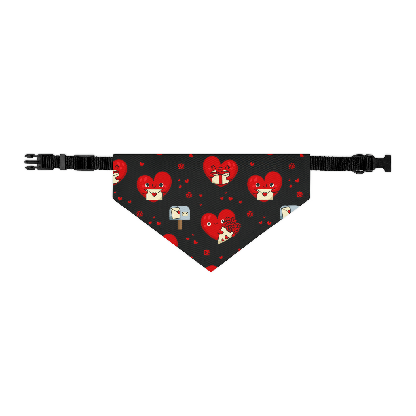 Hearts & Roses Dog Bandana