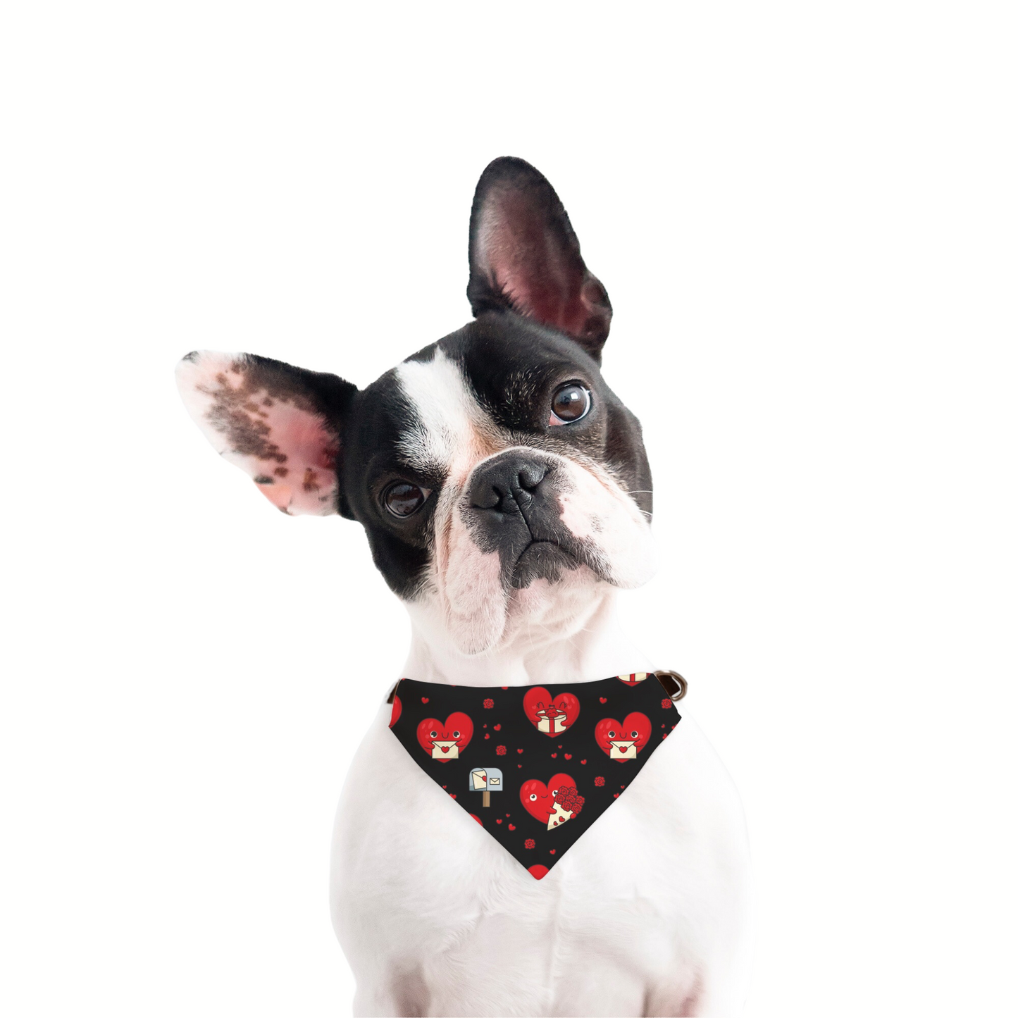 Hearts & Roses Dog Bandana