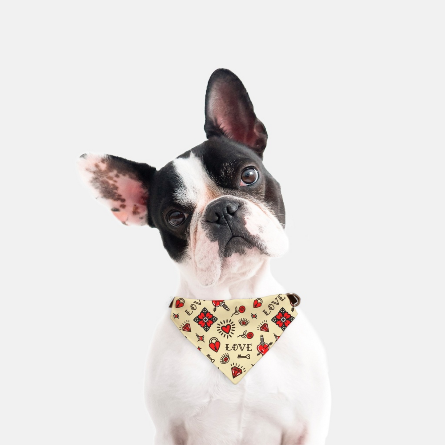 Kisses Dog Bandana