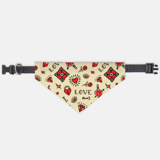 Kisses Dog Bandana