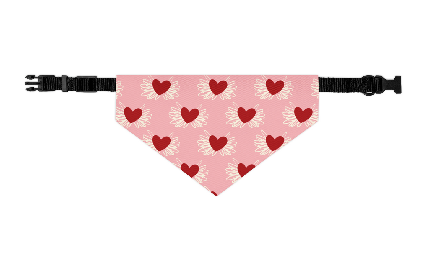 Heart Strings Dog Bandana