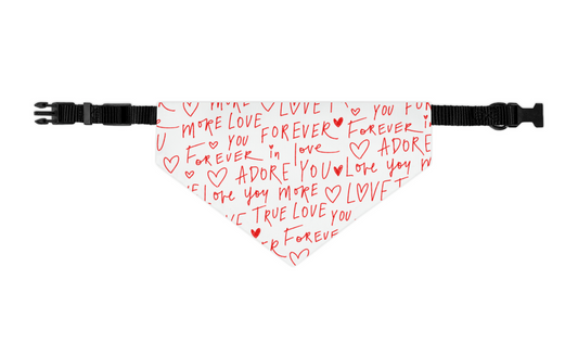 Love Letter Dog Bandana